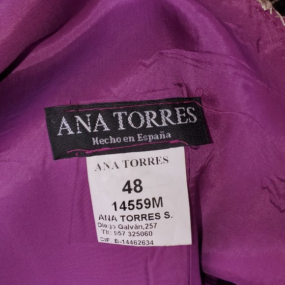 Ana Torres Fuchsia Column Mother of the Bride Dress | Elegant Formal Evening Gow - Picture 8 of 12